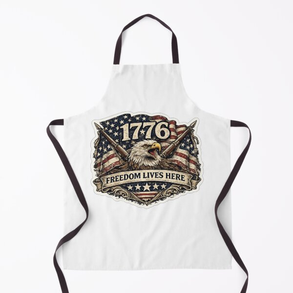Item preview,  251 Anniversary of the USA -1776 – Freedom Lives Here | Vintage Patriotic USA Stickers designed and sold by Collins Design.