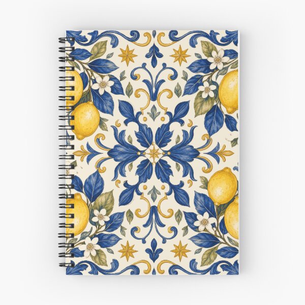 Item preview, Mediterranean Lemon Tile Garden   designed and sold by PixelToPress.