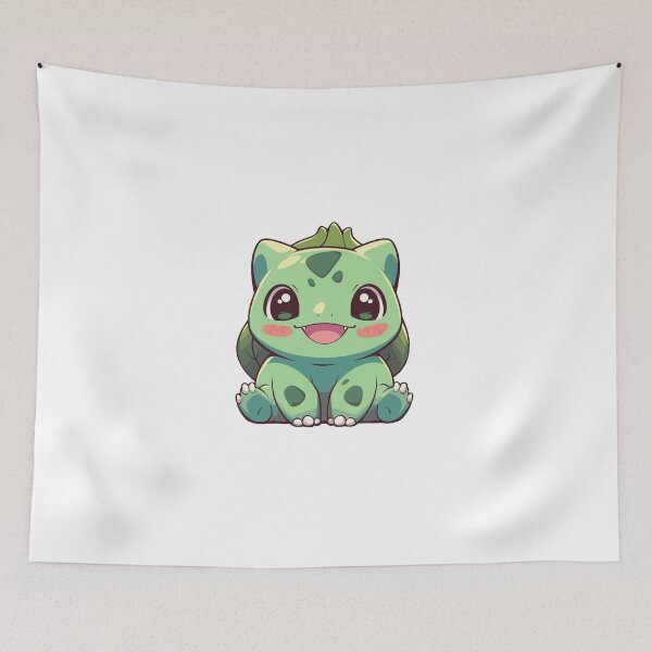 Item preview, Cute Chibi Green Seed Creature | Kawaii Grass Monster designed and sold by Mexdy.