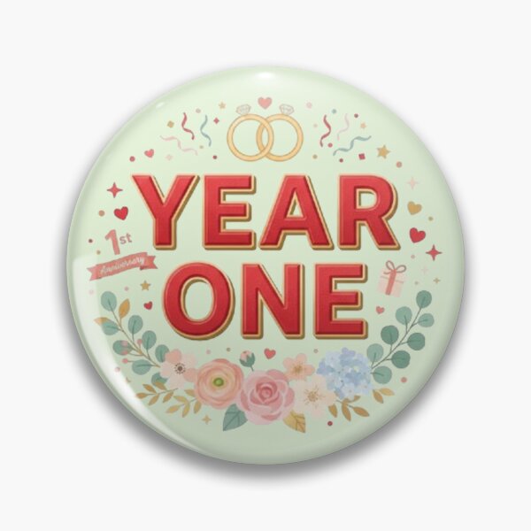 Item preview, Year One First Anniversary Sticker Tee Gifts Item designed and sold by Love & Papercraft  ⭐️⭐️⭐️.