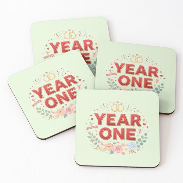 Item preview, Year One First Anniversary Sticker Tee Gifts Item designed and sold by Love & Papercraft  ⭐️⭐️⭐️.
