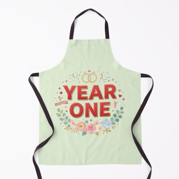 Item preview, Year One First Anniversary Sticker Tee Gifts Item designed and sold by Love & Papercraft ⭐️⭐️⭐️.