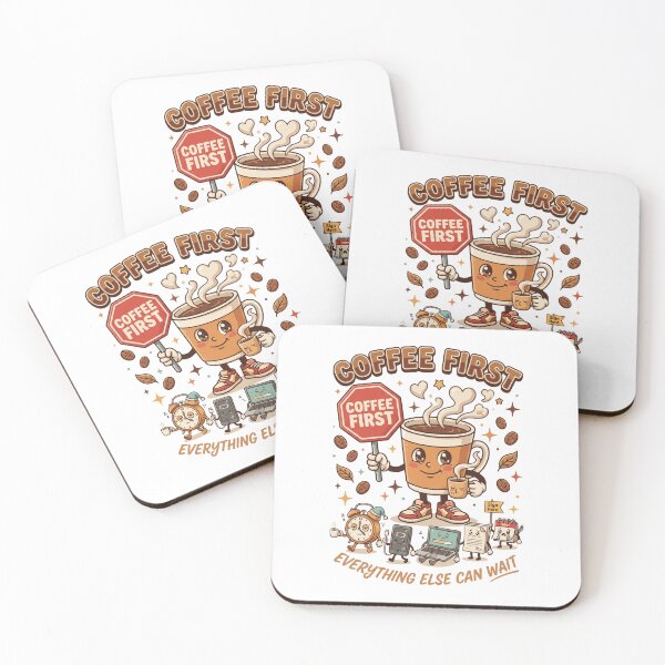 Item preview, Coffee First | Funny Coffee Lover T-Shirt | Cute Morning Coffee Graphic | Café Lifestyle Design designed and sold by SAJ Design Studio.