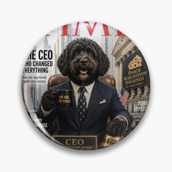 Item preview, Portuguese Water Dog: Time Magazine Cover designed and sold by PWD-Art-And-Graphics.