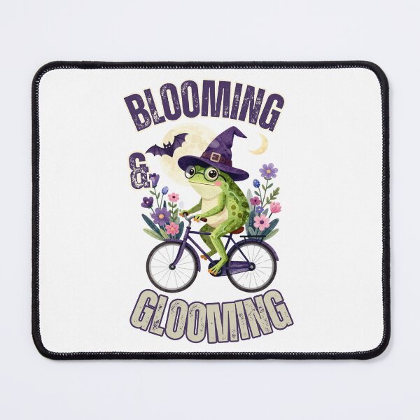 Item preview, Blooming and Glooming Witch Frog Cottagecore Shirt designed and sold by BellabdO.