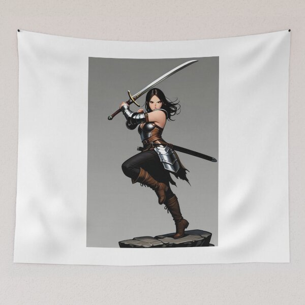 Item preview, Fantasy - Armored Fighter, Epic Video Game Illustration designed and sold by AnimeShin.