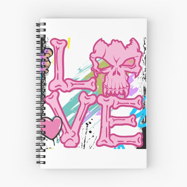 Item preview, Love bone letters with skull designed and sold by Zenna MT 1.