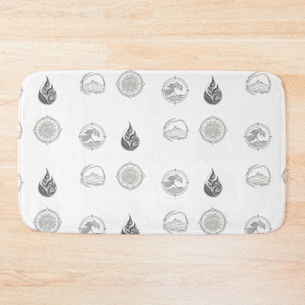 Item preview, Ancient Elemental Spirits - 4 Elements Sacred Geometry Graphic designed and sold by Pace & Layer.