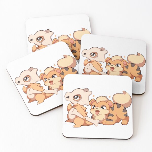 Item preview, Cute Bone Monster & Fire Tiger Puppy | Kawaii Friendship designed and sold by Mexdy.
