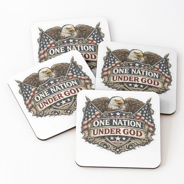 Item preview,   251 Anniversary of the USA - One Nation Under God – Vintage Patriotic USA Sticker designed and sold by Collins Design.