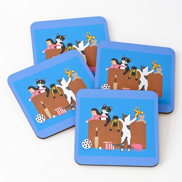 Item preview, Playful Cats in a Toy Chest designed and sold by Elaine M Hayward .