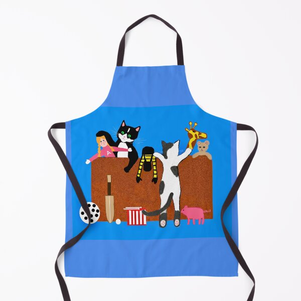 Item preview, Playful Cats in a Toy Chest designed and sold by Elaine M Hayward .