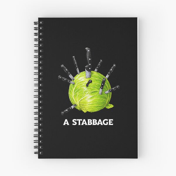 Item preview, A Stabbage Funny Cabbage Knife Pun designed and sold by elderberry.