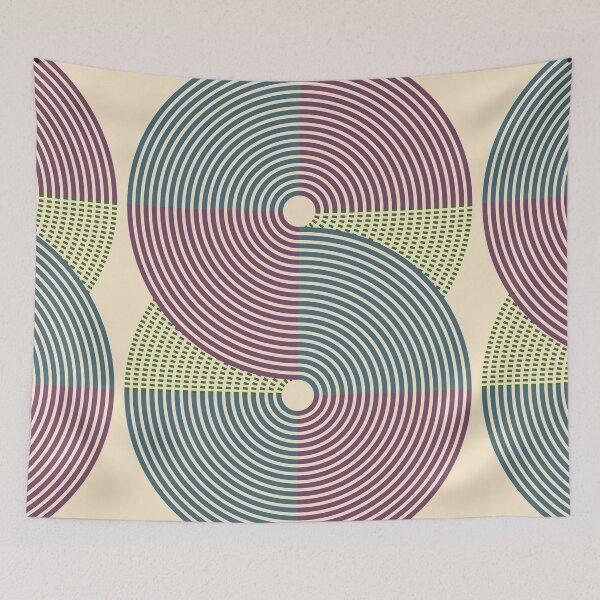 Item preview, Retro Geometric Infinity Spiral Abstract Art designed and sold by Laanas.