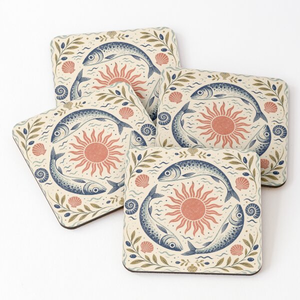 Item preview, Sardines Around the Summer Sun designed and sold by PixelToPress.