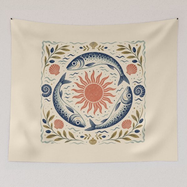 Item preview, Sardines Around the Summer Sun designed and sold by PixelToPress.