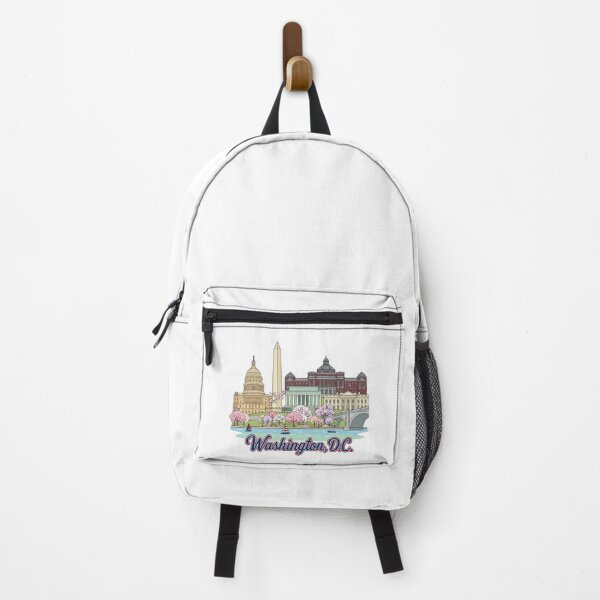 Item preview, Washington DC Monument Skyline Vintage Travel Art & Airbnb Decor designed and sold by 21 Tulips.