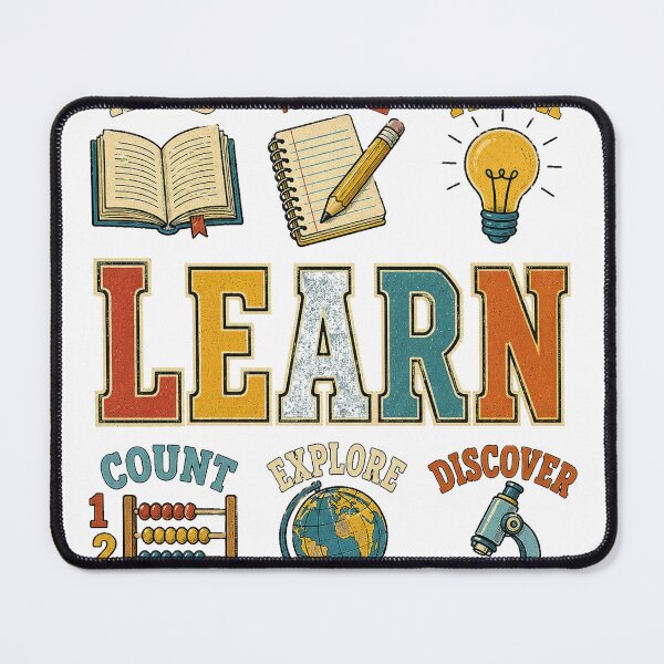 Item preview, Learn, Explore, Create – Vintage Back to School designed and sold by BISJOU.