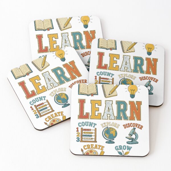 Item preview, Learn, Explore, Create – Vintage Back to School designed and sold by BISJOU.