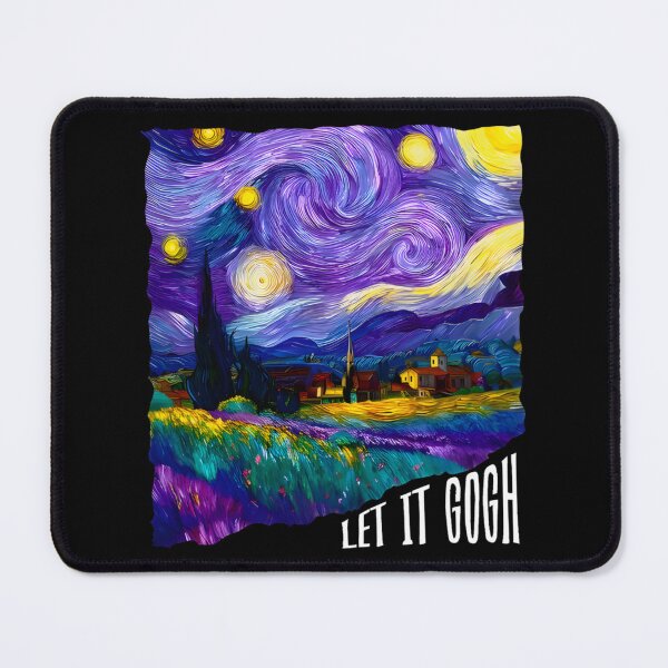 Item preview, Let It Go Van Gogh Starry Night Funny Art designed and sold by FontoryXoxo.