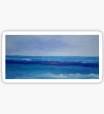 Beach Waves at Asbury Park NJ Sticker