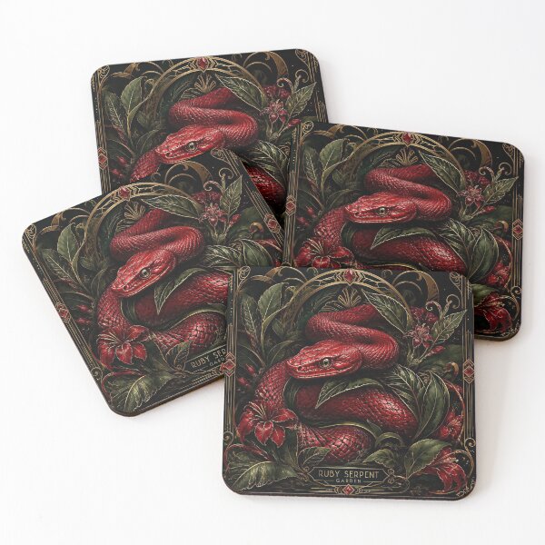 Item preview, Ruby Serpent Garden designed and sold by Adisak-designs.