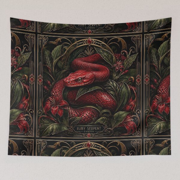 Item preview, Ruby Serpent Garden designed and sold by Adisak-designs.