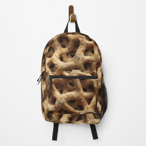 Item preview, The Pretzel Lattice – Abstract Organic 3D Texture Art Print designed and sold by Rewolucja.