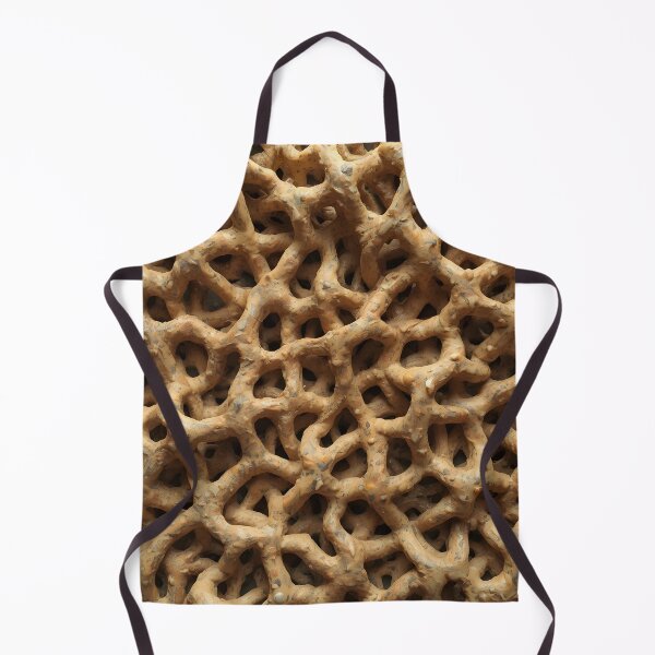 Item preview, The Pretzel Lattice – Abstract Organic 3D Texture Art Print designed and sold by Rewolucja.