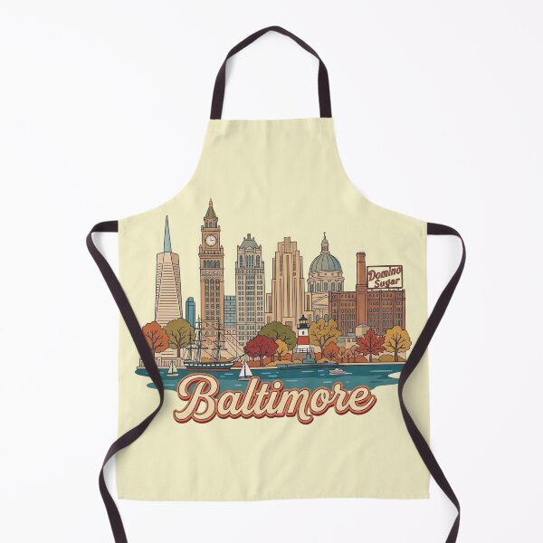Item preview, Baltimore Maryland Inner Harbor Skyline Art Print & Airbnb Decor designed and sold by 21 Tulips.