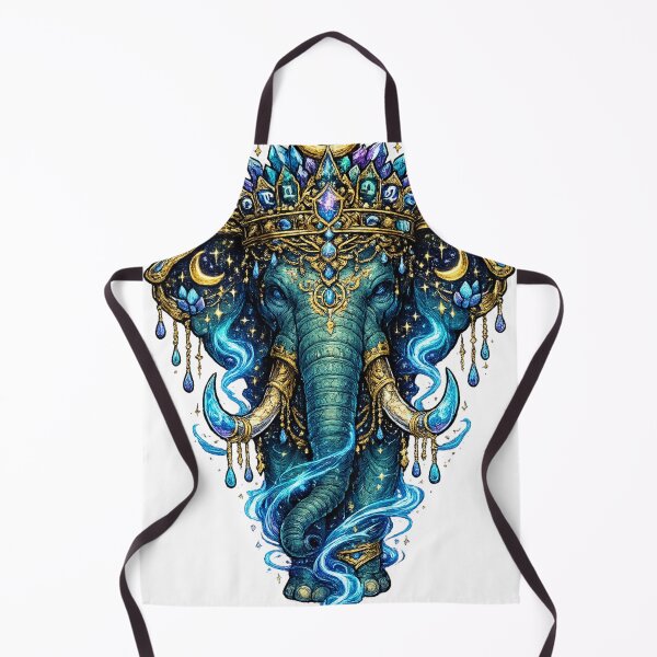 Item preview, Celestial Elephant Crown | Mystic Moon Crystal Fantasy Art | Boho Zodiac Spiritual T-Shirt designed and sold by irfanshikh.