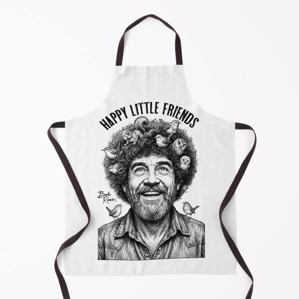 Item preview, Bob Ross Happy Little Animal Friends In Hair designed and sold by GrandeDuc.