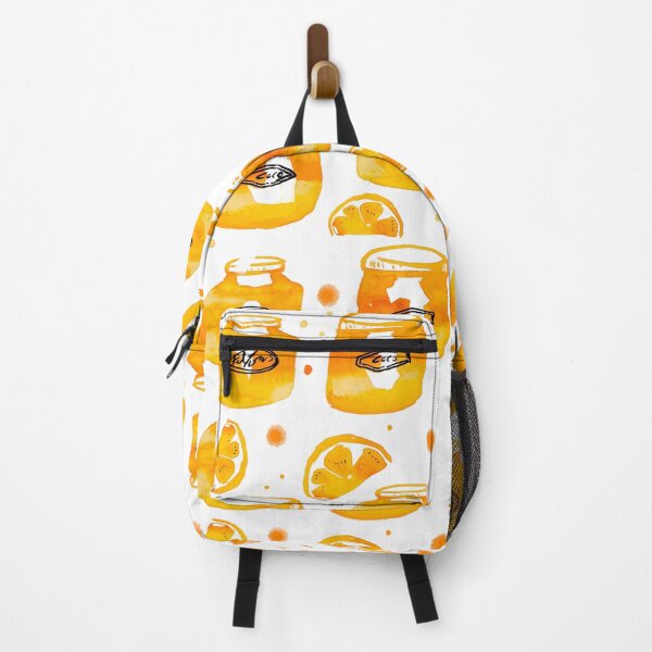 Item preview, Jars of Mamalade Jam Watercolor Vibrant Yellow Orange designed and sold by Designs by Sara Felton.