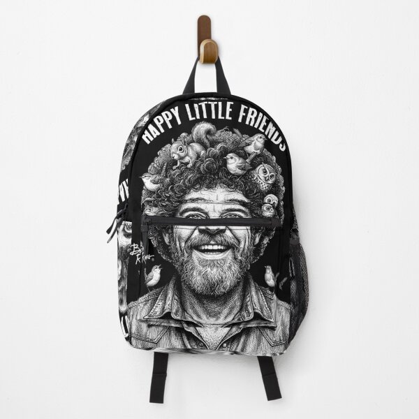 Item preview, Bob Ross Happy Little Animal Friends In Hair designed and sold by GrandeDuc.