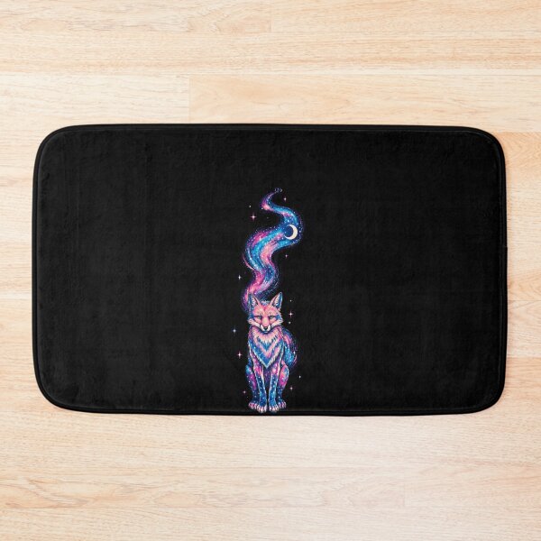 Item preview, Funny Mystical Celestial Galaxy Fox Crescent Moon Art designed and sold by elderberry.