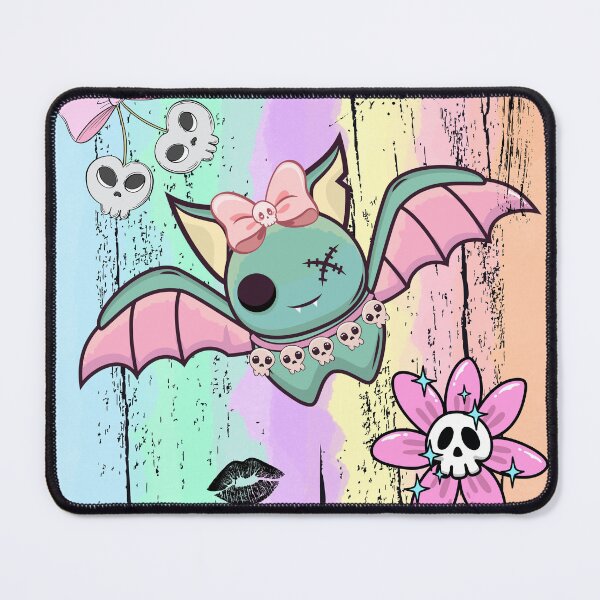 Item preview, Pastel Goth Bat & Cute Skulls designed and sold by Zenna MT 1.