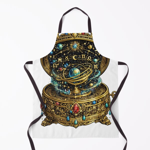 Item preview, Celestial Orrery Jewelry Box | Zodiac Planetarium Fantasy Cosmic Art Sticker T-Shirt designed and sold by irfanshikh.