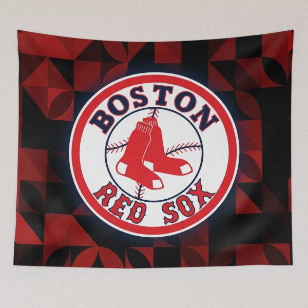 Item preview, Red Sox Baseball Original Custom Vintage Poster Wall Art designed and sold by Cool Robot Bro..