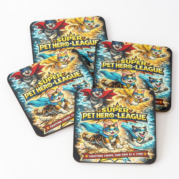Item preview, Super Pet Hero League Fighting Crime One Paw At  Time designed and sold by alecsucuuu.