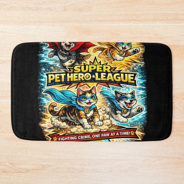 Item preview, Super Pet Hero League Fighting Crime One Paw At  Time designed and sold by alecsucuuu.