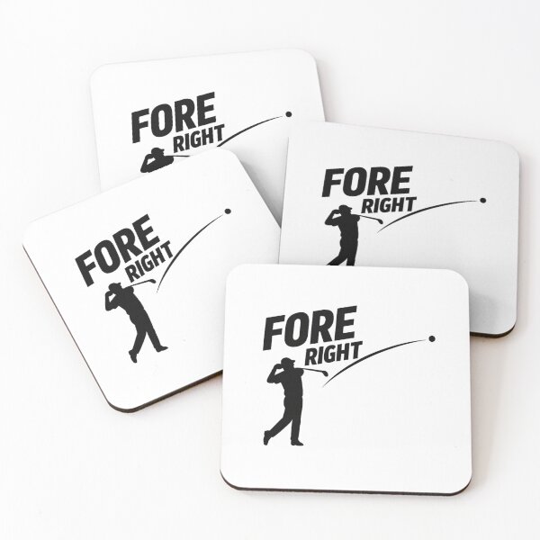 Item preview, Fore Right Golf Warning Silhouette designed and sold by RMBPrintStudio.