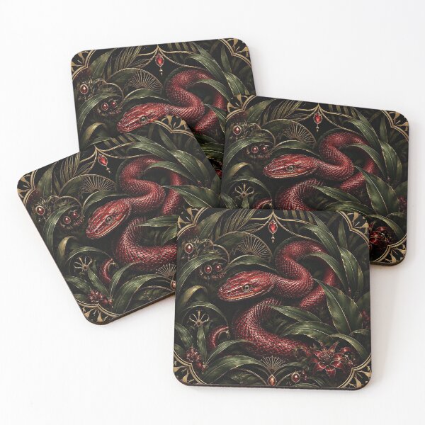 Item preview, Luxury​ Red Serpent Garden designed and sold by Adisak-designs.