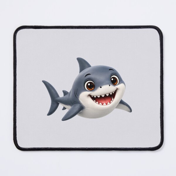 Item preview, Cute Great White Shark illustration  designed and sold by BackgroundND.