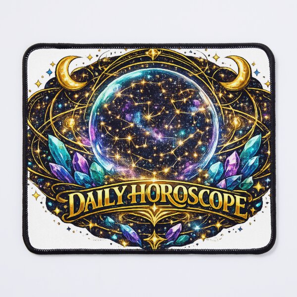 Item preview, Crystal Ball Daily Horoscope | Celestial Zodiac Astrology Fantasy Art Sticker T-Shirt designed and sold by irfanshikh.