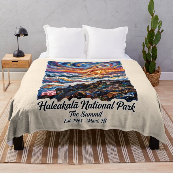 Item preview, Haleakala Sunset Van Gogh Style designed and sold by EvergreenPark - Tee Studio.