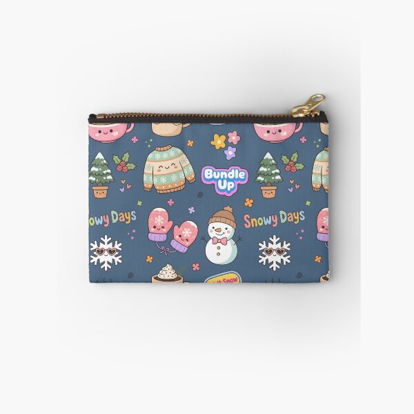 Item preview, Winter Cute Collage Pastel Seamless Pattern designed and sold by HowToCanadian.