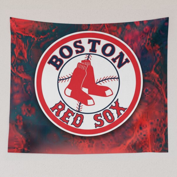 Item preview, Red Sox Baseball Original Custom Vintage Poster Wall Art designed and sold by Cool Robot Bro..
