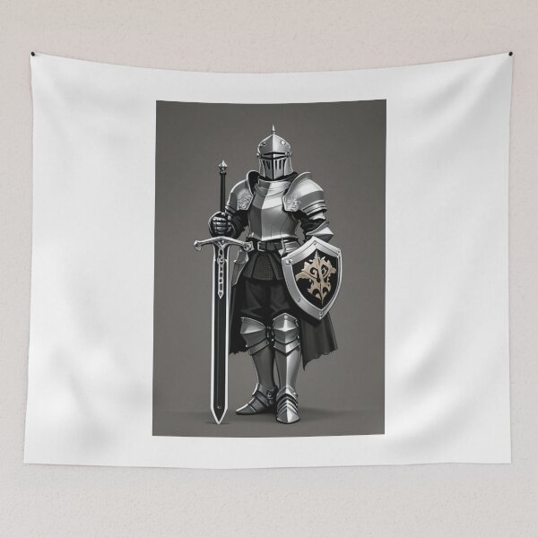 Item preview, Fantasy - Armored Warrior, Iconic Figure of Epic Fantasy designed and sold by AnimeShin.