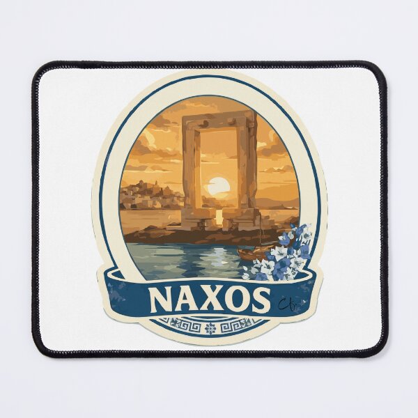 Item preview, Vintage Naxos Portara Sunset & Chora Travel designed and sold by CharaFei.Art.