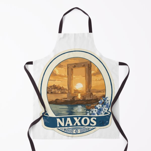 Item preview, Vintage Naxos Portara Sunset & Chora Travel designed and sold by CharaFei.Art.